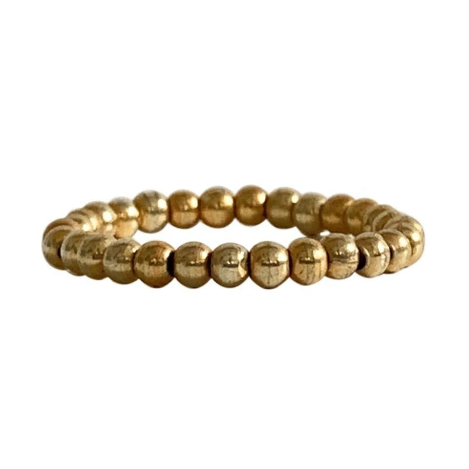 Bague round gold